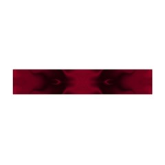 Black Red Tie Dye Pattern Flano Scarf (mini)