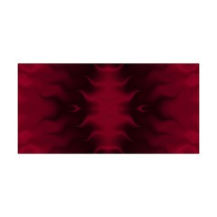 Black Red Tie Dye Pattern Yoga Headband