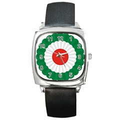 National Cockade Of Iran  Square Metal Watch by abbeyz71