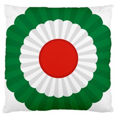 National Cockade Of Iran  Large Cushion Case (one Side) by abbeyz71