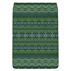 Boho Forest Green  Removable Flap Cover (l) by SpinnyChairDesigns