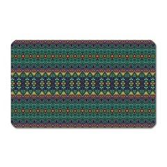 Boho Summer Green Magnet (rectangular) by SpinnyChairDesigns