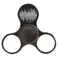 Abstract Black Grey Finger Spinner by SpinnyChairDesigns