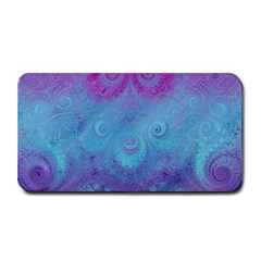 Purple Blue Swirls And Spirals Medium Bar Mats by SpinnyChairDesigns