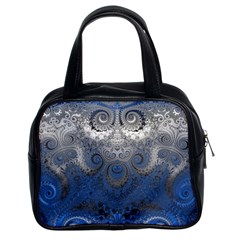 Blue Swirls and Spirals Classic Handbag (Two Sides)