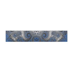 Blue Swirls And Spirals Flano Scarf (mini) by SpinnyChairDesigns