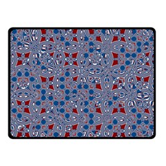 Abstract Checkered Pattern Fleece Blanket (small) by SpinnyChairDesigns