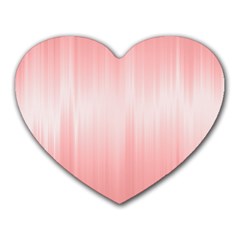 Fresh Pink Ombre Heart Mousepads by SpinnyChairDesigns