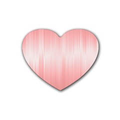 Fresh Pink Ombre Heart Coaster (4 Pack)  by SpinnyChairDesigns