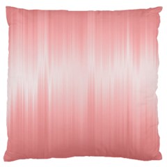 Fresh Pink Ombre Large Cushion Case (two Sides) by SpinnyChairDesigns