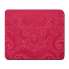 Blush Pink Octopus Swirls Large Mousepads by SpinnyChairDesigns