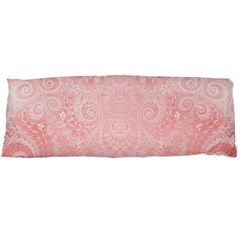 Pretty Pink Spirals Body Pillow Case (dakimakura) by SpinnyChairDesigns