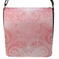 Pretty Pink Spirals Flap Closure Messenger Bag (s) by SpinnyChairDesigns