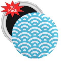 Waves 3  Magnets (10 Pack)  by Sobalvarro