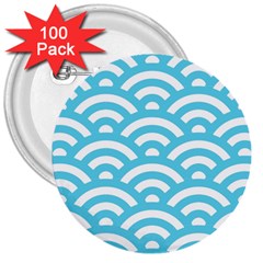 Waves 3  Buttons (100 Pack)  by Sobalvarro