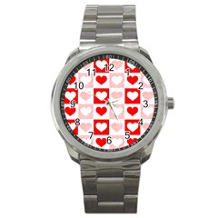 Hearts  Sport Metal Watch by Sobalvarro