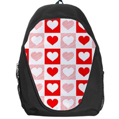 Hearts  Backpack Bag by Sobalvarro