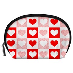 Hearts  Accessory Pouch (large) by Sobalvarro