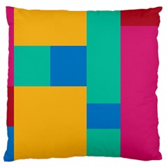 Squares  Standard Flano Cushion Case (one Side) by Sobalvarro