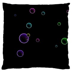 Bubble Show Large Cushion Case (two Sides) by Sabelacarlos