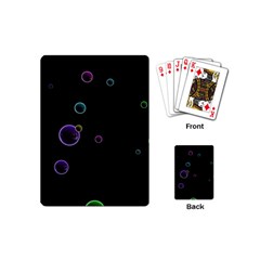 Bubble In Dark Playing Cards Single Design (mini) by Sabelacarlos