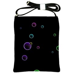 Bubble In Dark Shoulder Sling Bag by Sabelacarlos