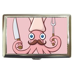 Squid Chef Cartoon Cigarette Money Case by sifis