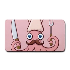 Squid Chef Cartoon Medium Bar Mats