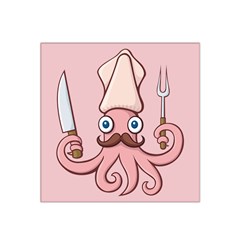 Squid Chef Cartoon Satin Bandana Scarf by sifis