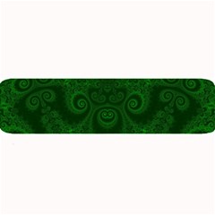 Emerald Green Spirals Large Bar Mats by SpinnyChairDesigns