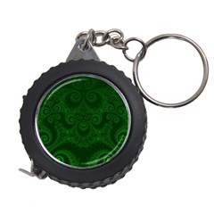 Emerald Green Spirals Measuring Tape