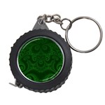 Emerald Green Spirals Measuring Tape Front