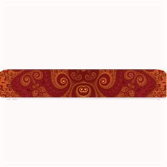 Red And Gold Spirals Small Bar Mats by SpinnyChairDesigns