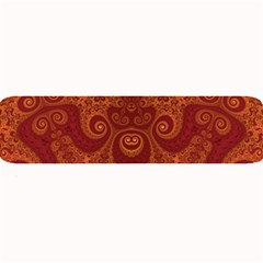 Red And Gold Spirals Large Bar Mats by SpinnyChairDesigns