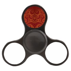 Red And Gold Spirals Finger Spinner