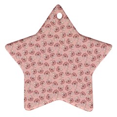 Squid Chef Pattern Star Ornament (two Sides)