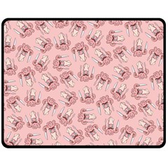 Squid Chef Pattern Double Sided Fleece Blanket (medium)  by sifis