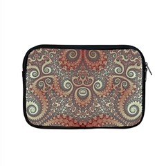 Red And White Color Swirls Apple Macbook Pro 15  Zipper Case