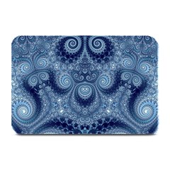 Royal Blue Swirls Plate Mats by SpinnyChairDesigns