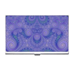 Mystic Purple Swirls Business Card Holder