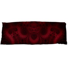 Burgundy Wine Swirls Body Pillow Case (dakimakura) by SpinnyChairDesigns