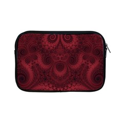 Burgundy Wine Swirls Apple Ipad Mini Zipper Cases by SpinnyChairDesigns