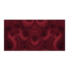 Burgundy Wine Swirls Satin Wrap by SpinnyChairDesigns