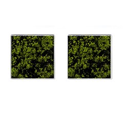 Nature Dark Camo Print Cufflinks (square) by dflcprintsclothing