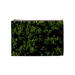 Nature Dark Camo Print Cosmetic Bag (medium) by dflcprintsclothing