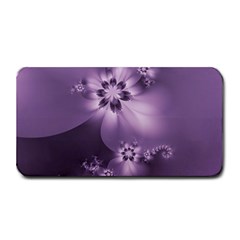 Royal Purple Floral Print Medium Bar Mats