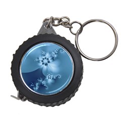 Steel Blue Flowers Measuring Tape