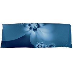 Steel Blue Flowers Body Pillow Case (Dakimakura)