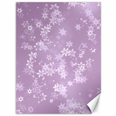 Lavender And White Flowers Canvas 36  X 48  by SpinnyChairDesigns