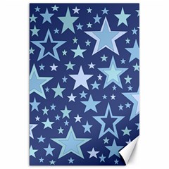 Stars Blue Canvas 20  X 30 